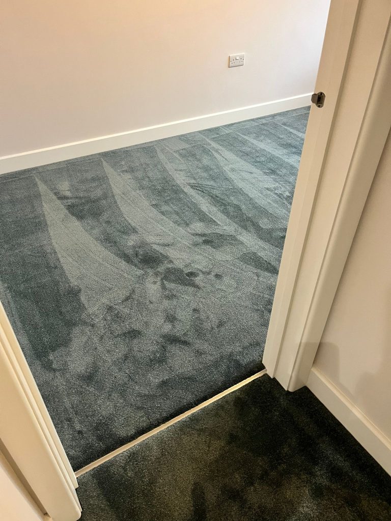 Bedroom and dressing room supplied and fitted in Cormar’s Linwood carpet 05