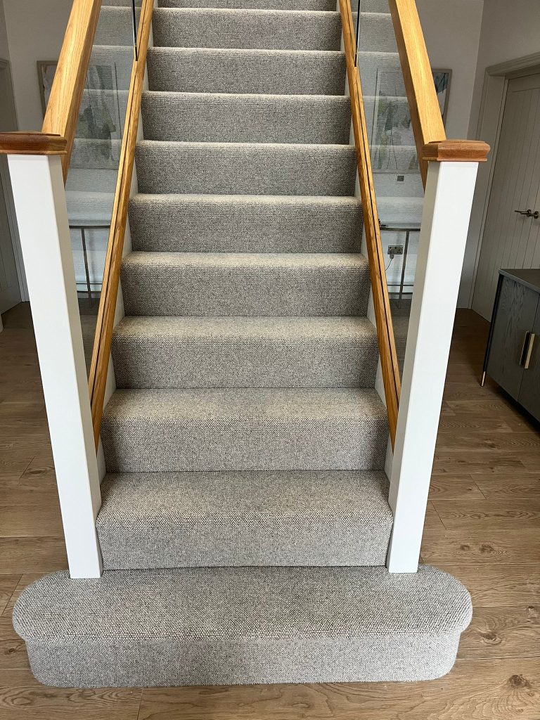Large landing and two flights of stairs supplied + fitted in Cormar’s 01