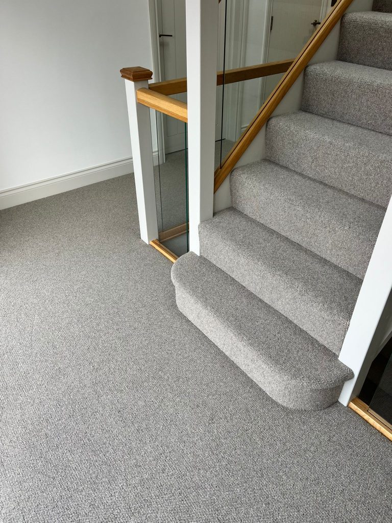 Large landing and two flights of stairs supplied + fitted in Cormar’s 03