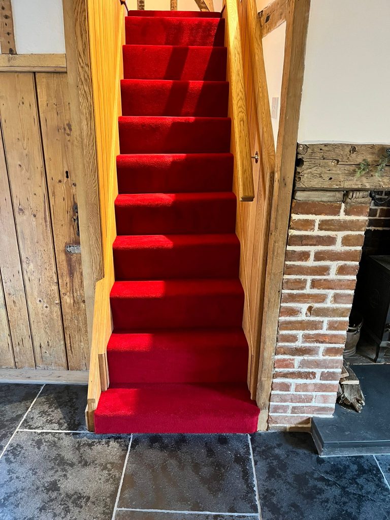 Stairs and landing supplied and fitted in Westex major carpet 01