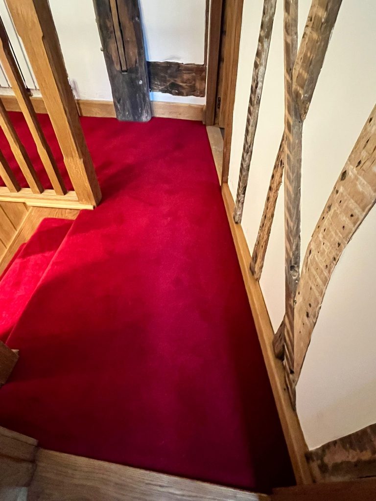 Stairs and landing supplied and fitted in Westex major carpet 02