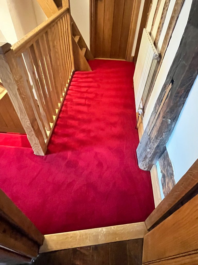 Stairs and landing supplied and fitted in Westex major carpet 03