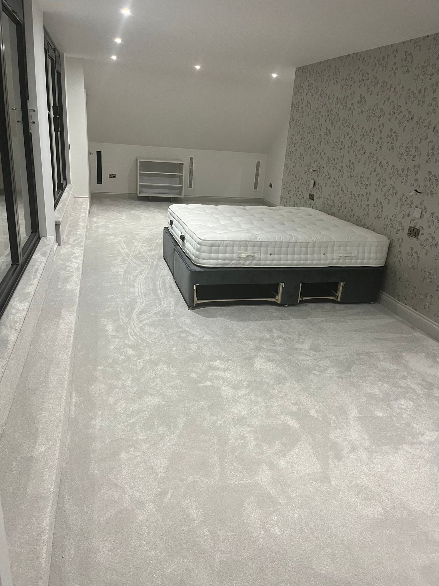 Very large bedroom 3 dressing rooms Cormars Silken Serenity carpet