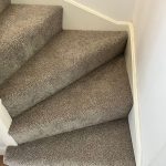 2 flights of stairs 2 landings 2 bedrooms and a study supplied and fitted in Cormar Carpets Primo Tweeds