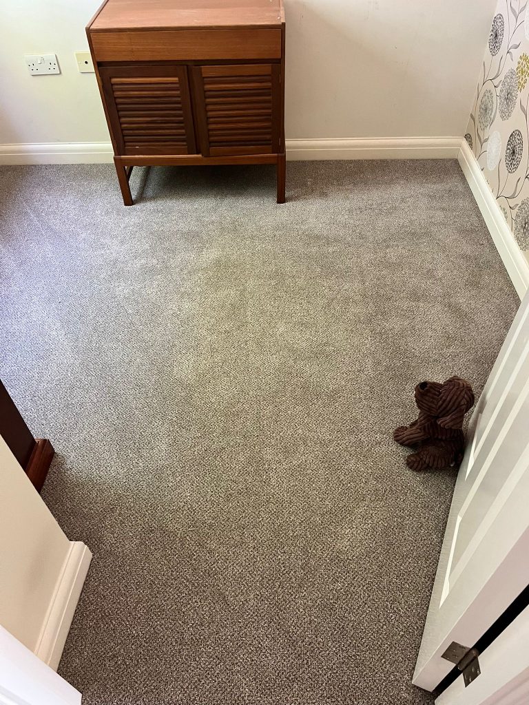 2 flights of stairs 2 landings 2 bedrooms and a study supplied and fitted in Cormar Carpets Primo Tweeds