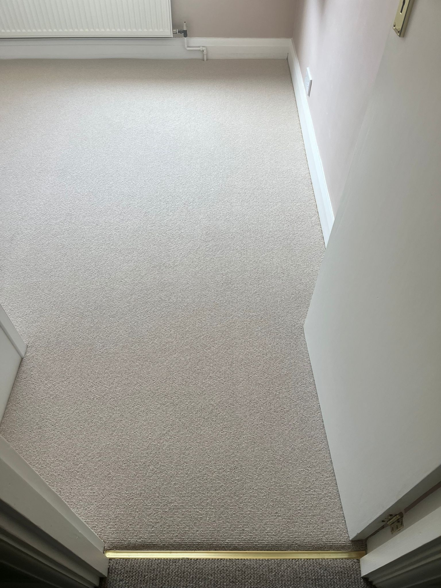Bedroom supplied and fitted in Cormar Carpets Pimlico Looped pile