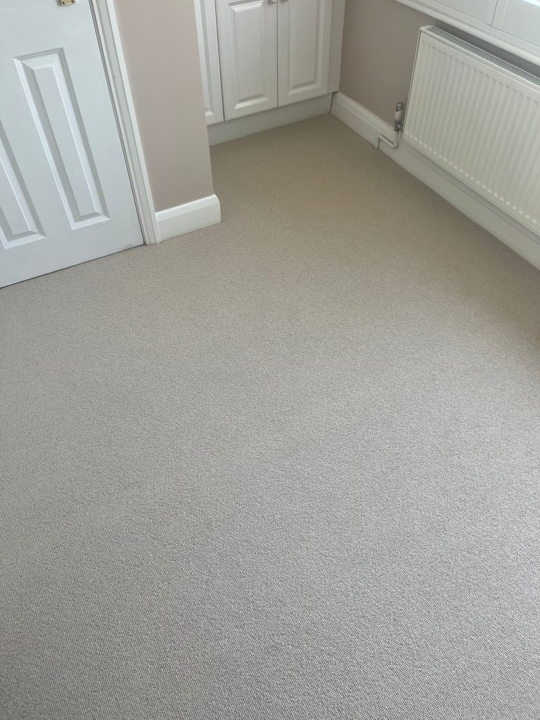 Bedroom supplied and fitted in Cormar Carpets Pimlico Looped pile.