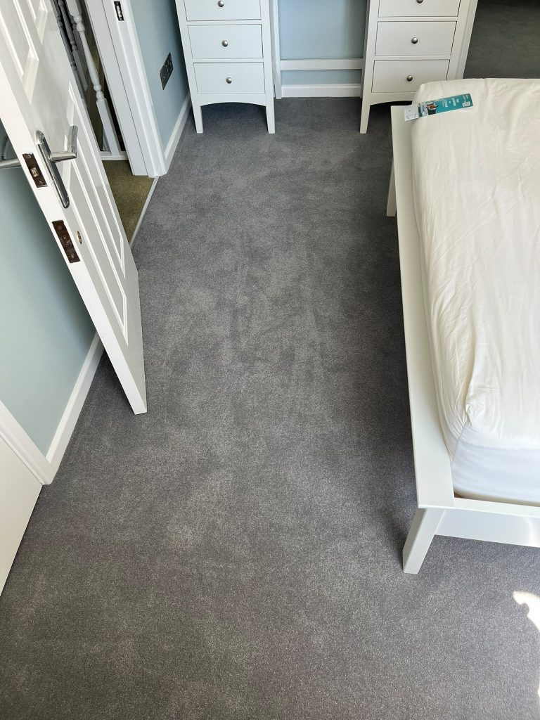 Bedroom supplied and fitted in Cormar’s Primo Plus, colour Pumice 01