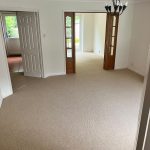 Rental property completed for a local Estate Agent. Lounge, dining room, porch, hall, stairs and landing supplied and fitted in Likewise Shanklin Wool Loop pile carpet, colour beige weave 07